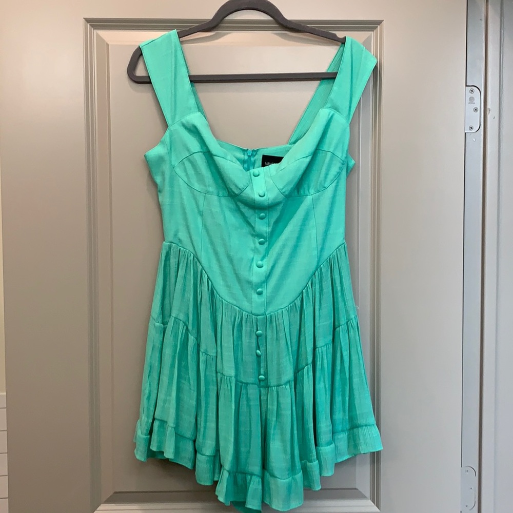 Vanessa Mooney green romper